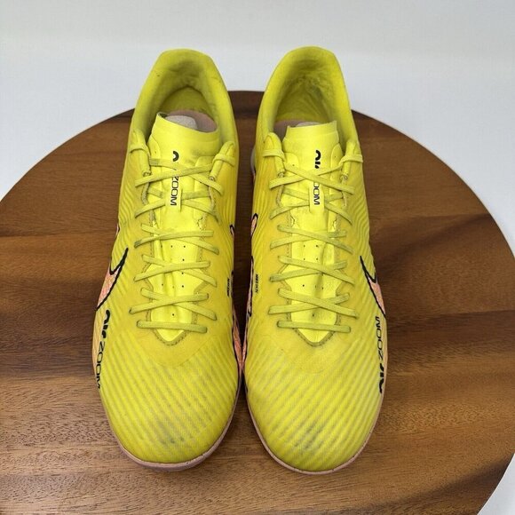 Nike Zoom Vapor 15 Mercurial Academy Yellow Cleats Size 13 DJ5633-780 - Picture 3 of 15